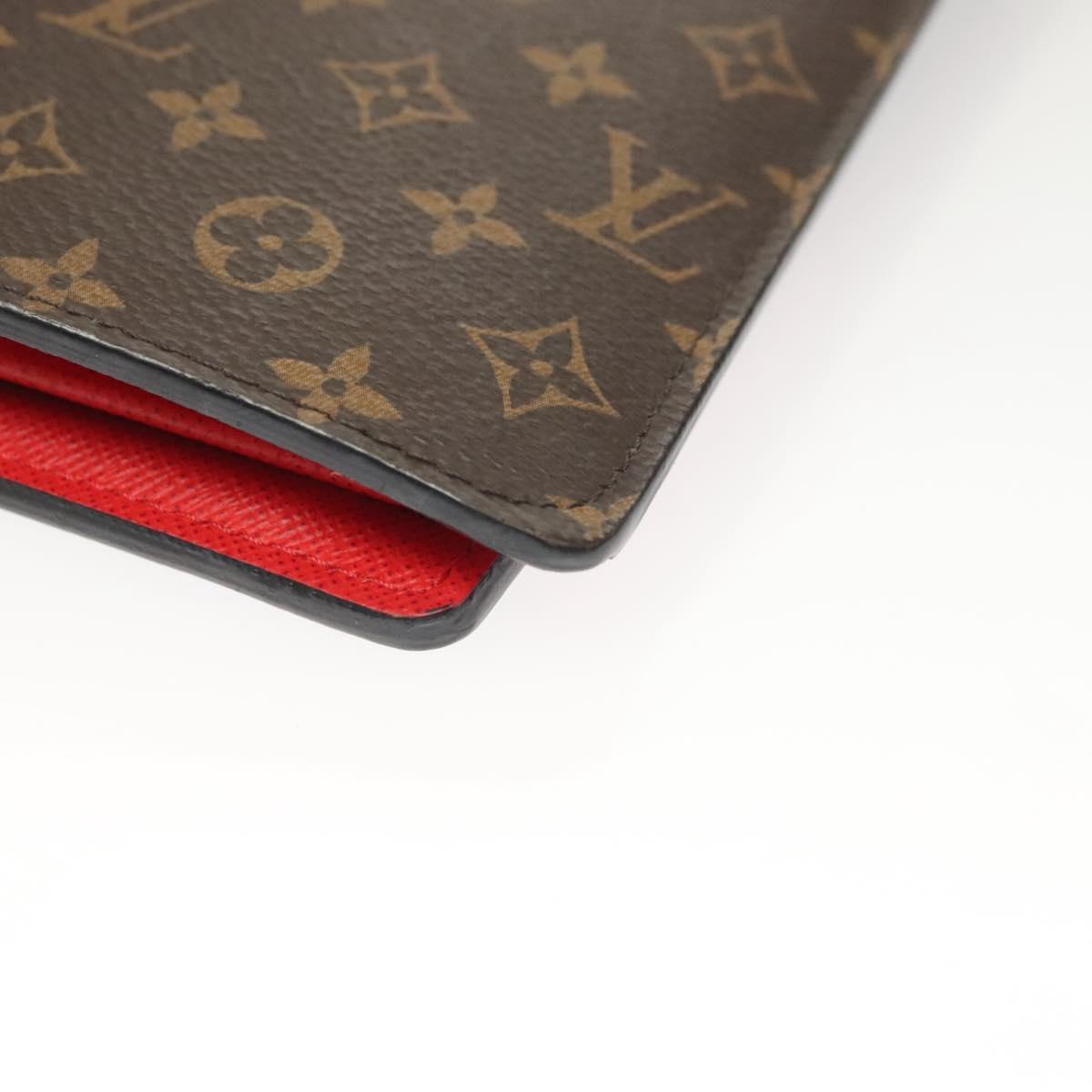 Louis Vuitton Brazza, Brown, Canvas, wallet