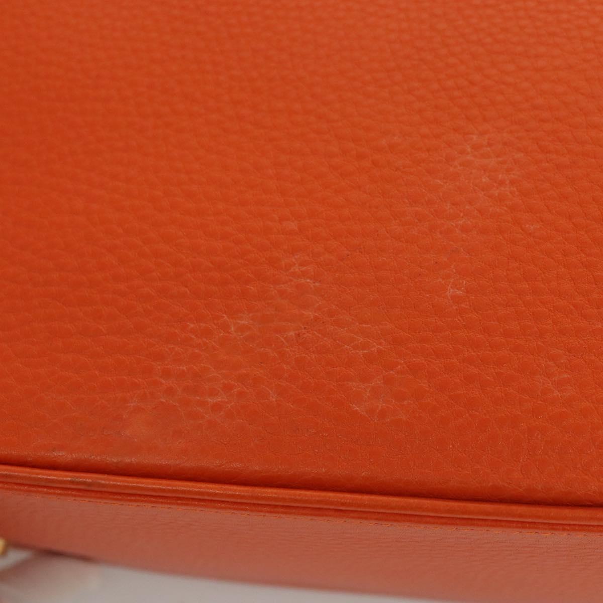 Louis Vuitton Lockit, Orange, Leather, handbag