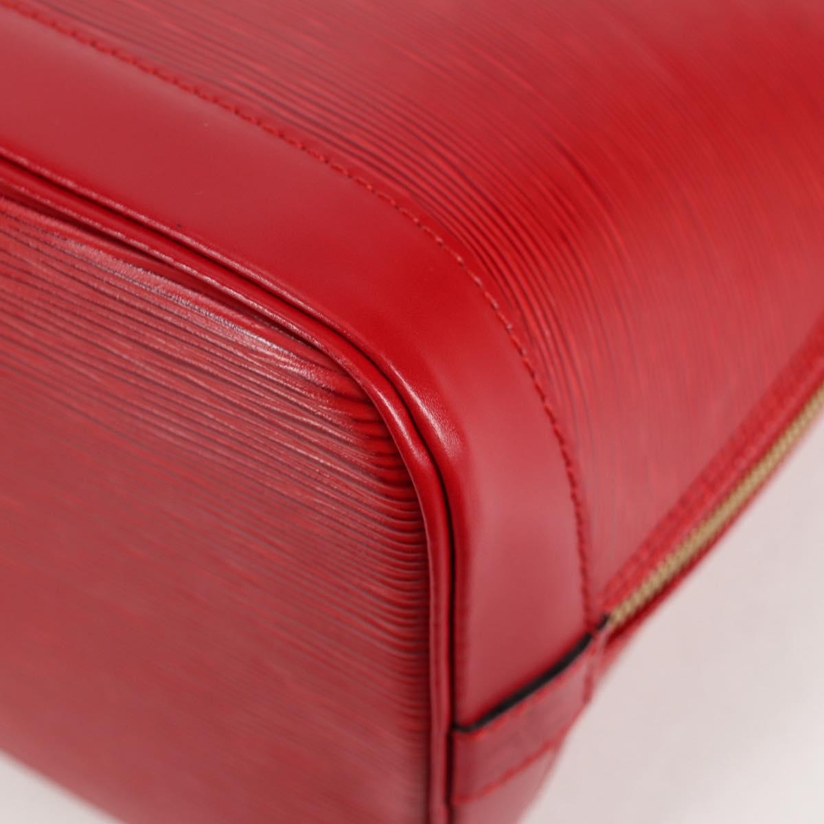 Louis Vuitton Alma, Red, Leather, handbag