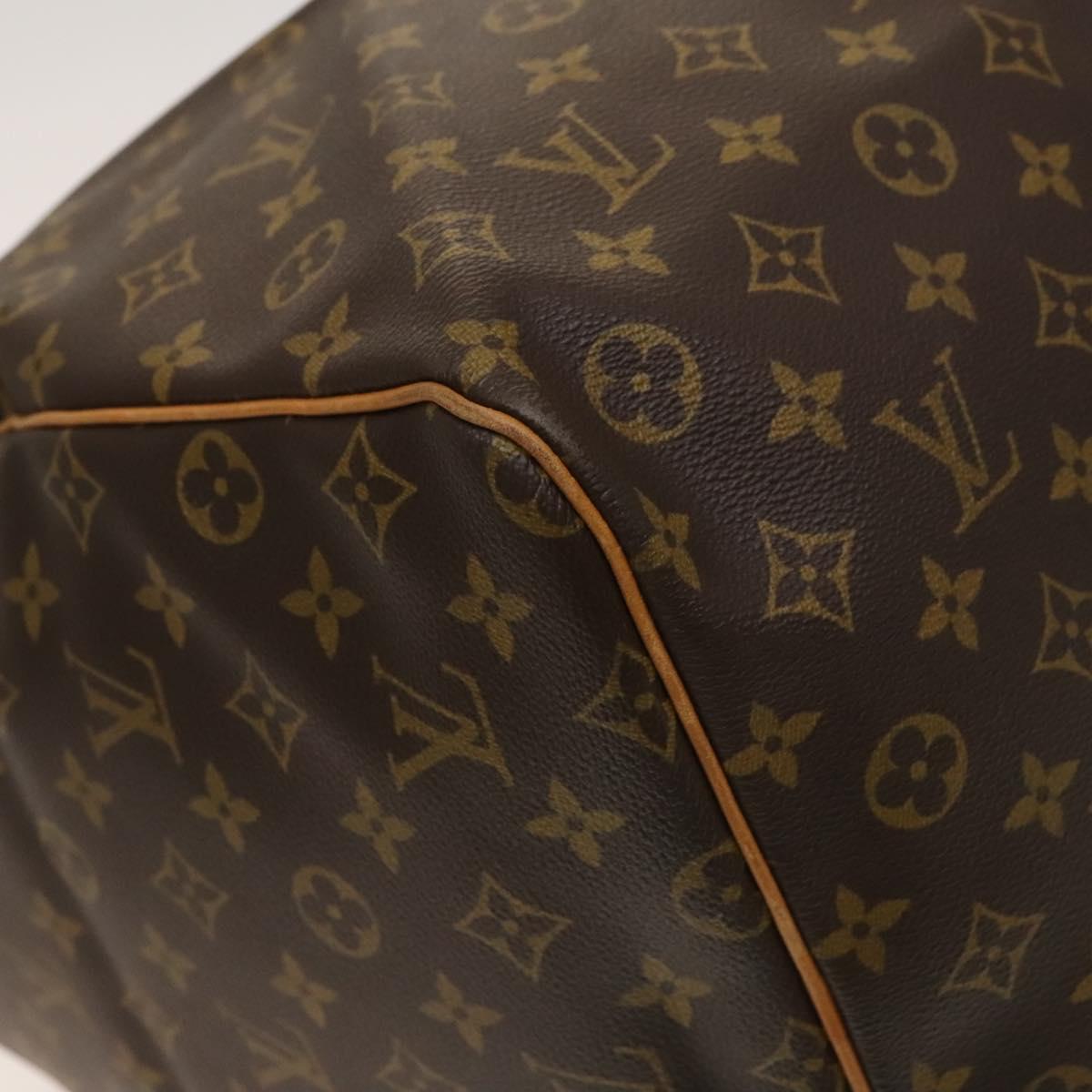 Louis Vuitton Keepall 60, Brown, Canvas, travel