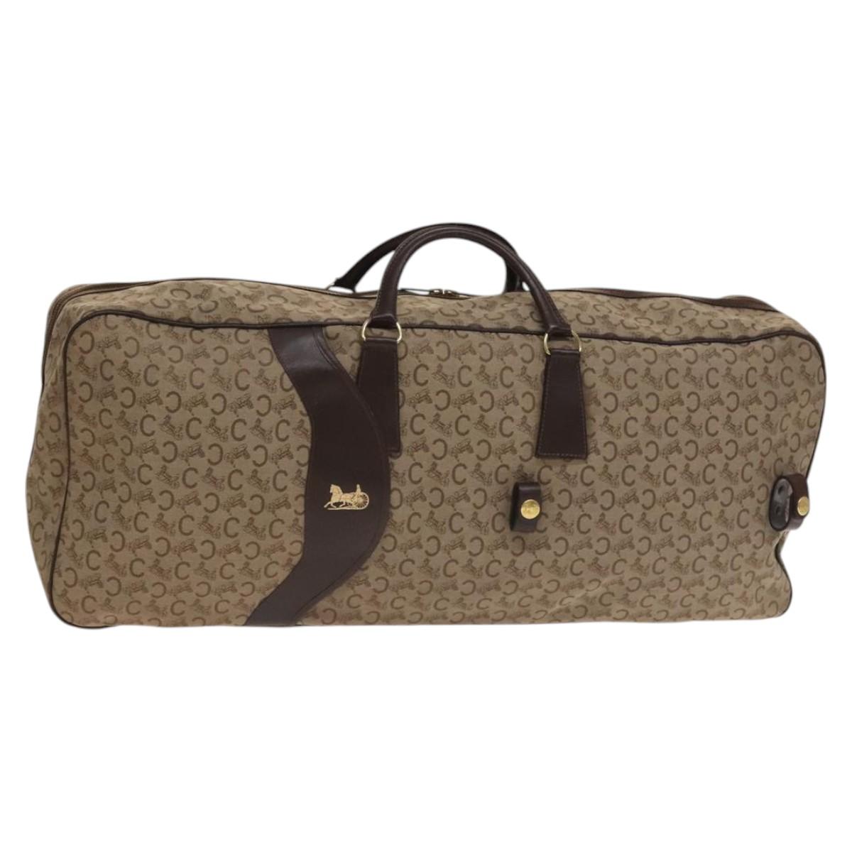 Céline Macadam, Beige, Canvas, travel