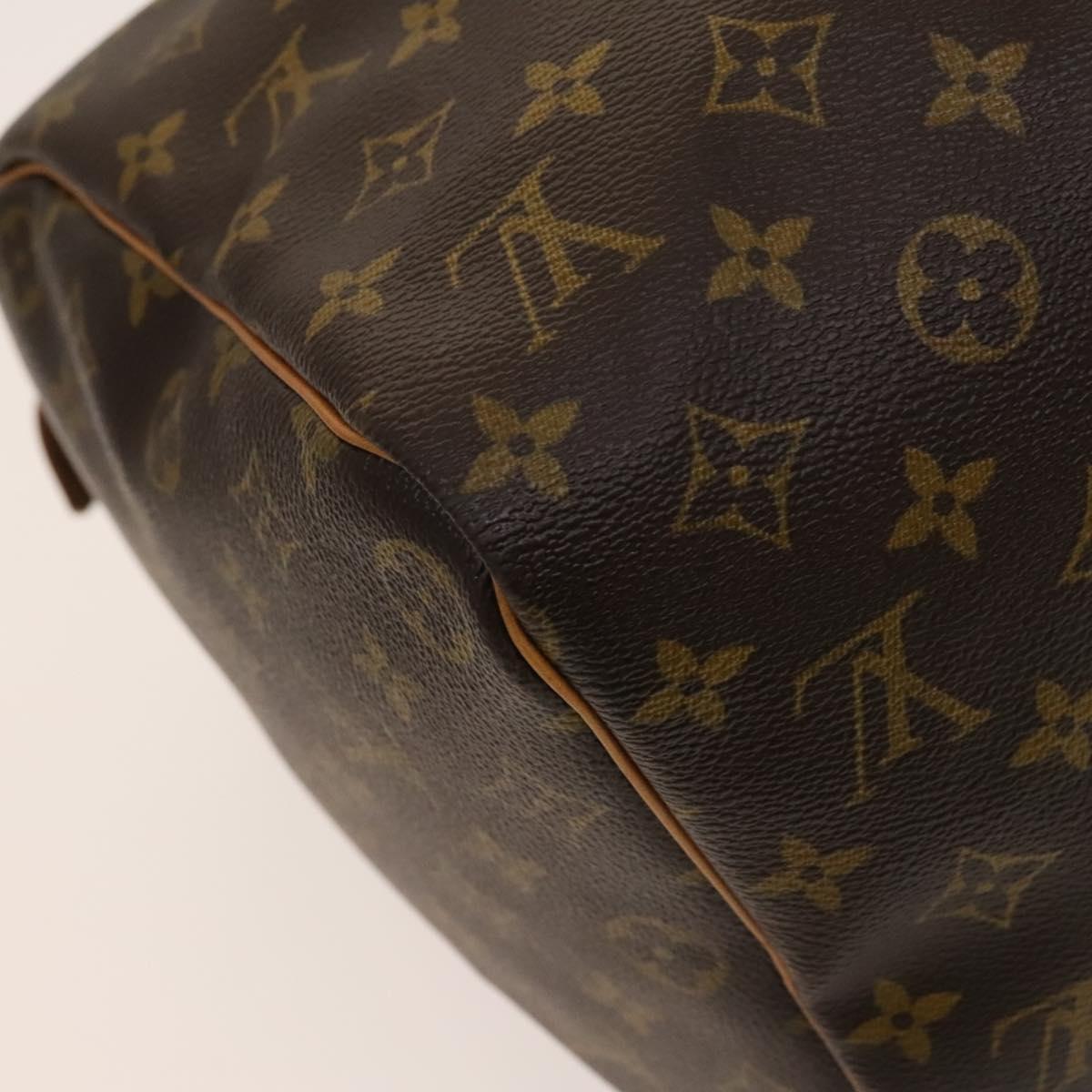 Louis Vuitton Keepall 45, Brown, Canvas, travel