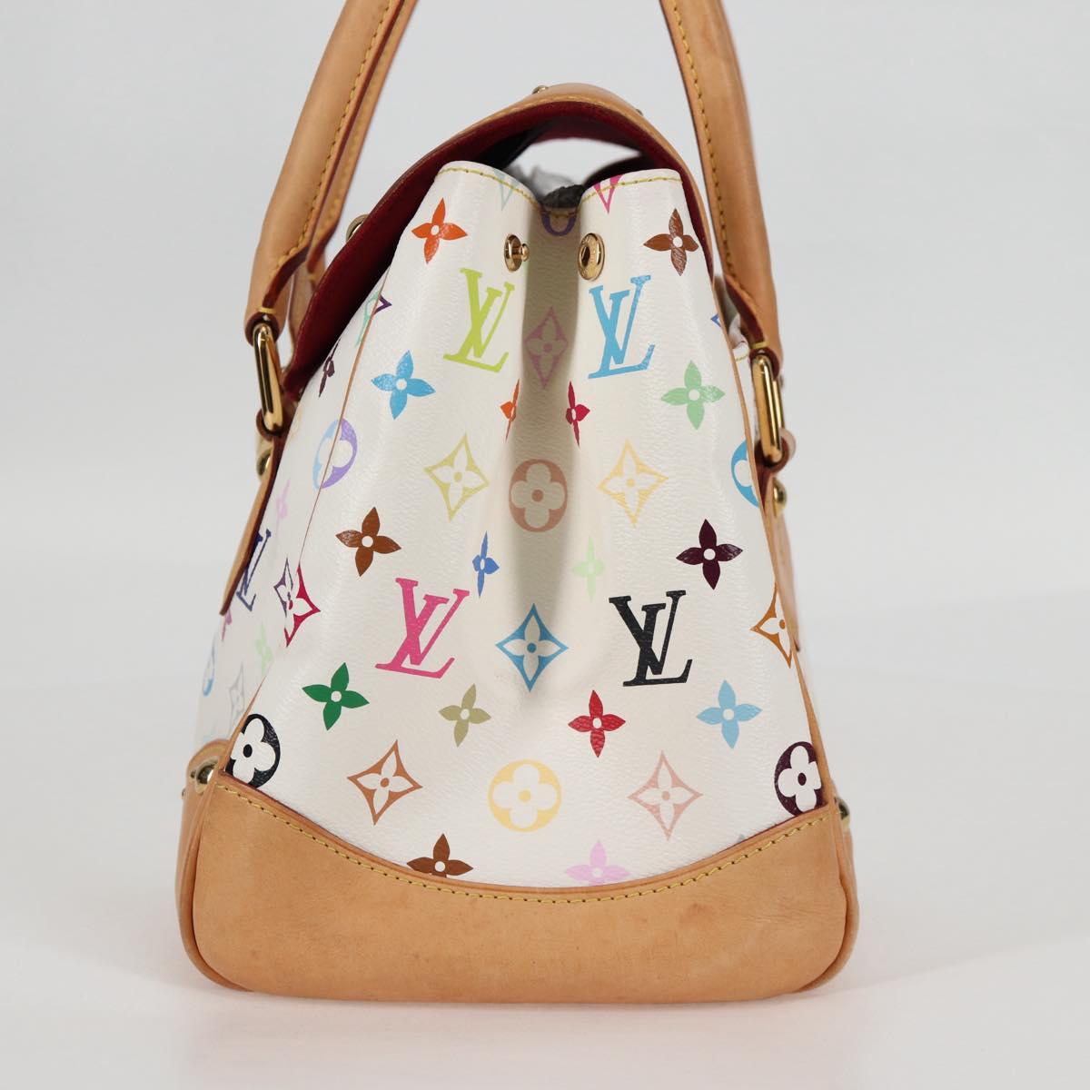 Louis Vuitton Beverly, White, Canvas, handbag