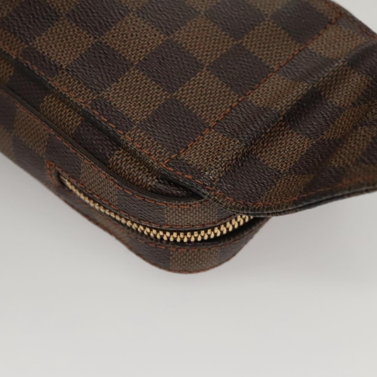 Louis Vuitton Geronimos, Brown, Canvas, clutch