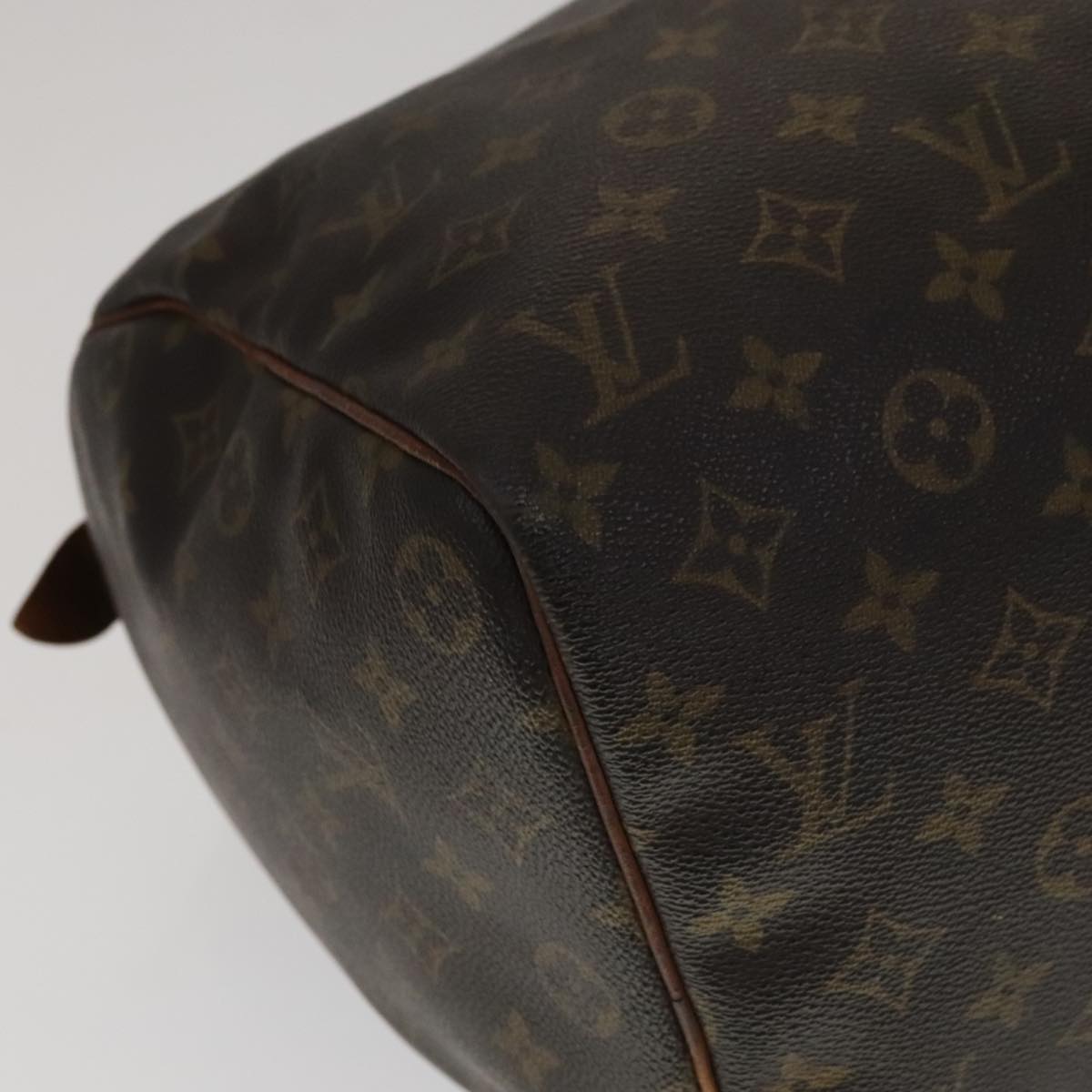 Louis Vuitton Keepall 45, Brown, Canvas, travel