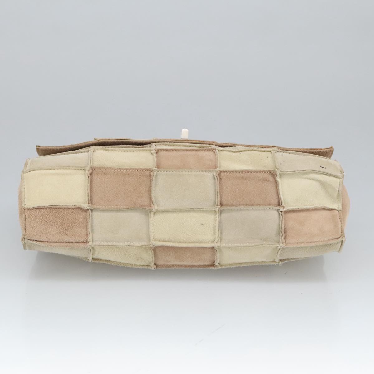 "Chanel 2,55", Beige, Suede, shoulder