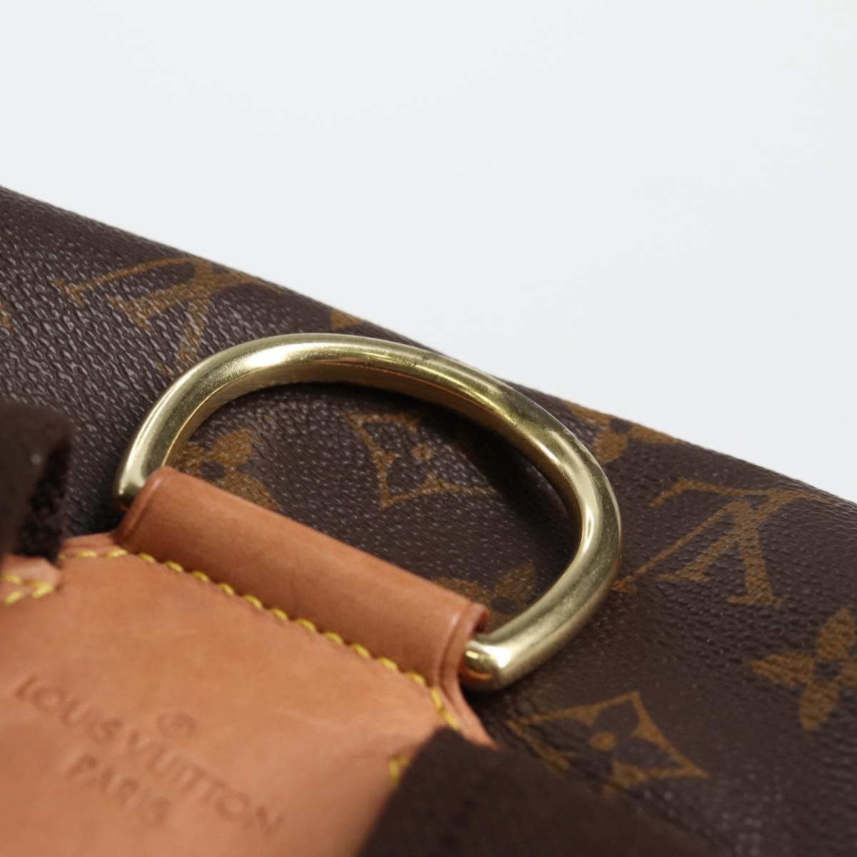 Louis Vuitton Montsouris GM, Brown, Canvas, backpack
