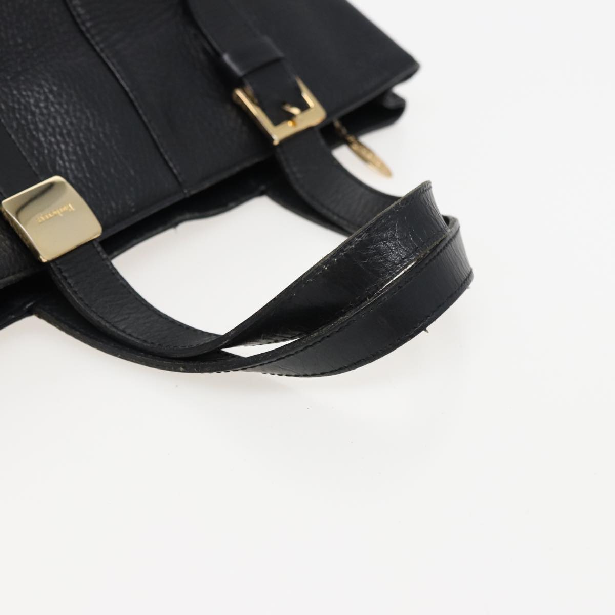 Burberry, Black, Leather, handbag