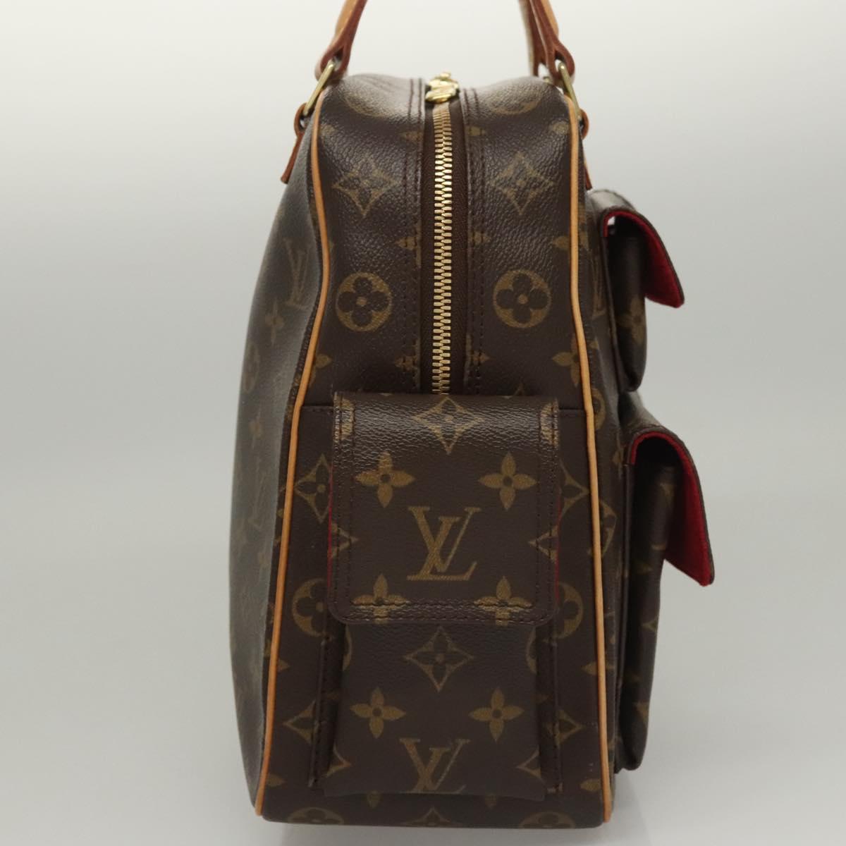 Louis Vuitton Excentri cité, Brown, Canvas, handbag