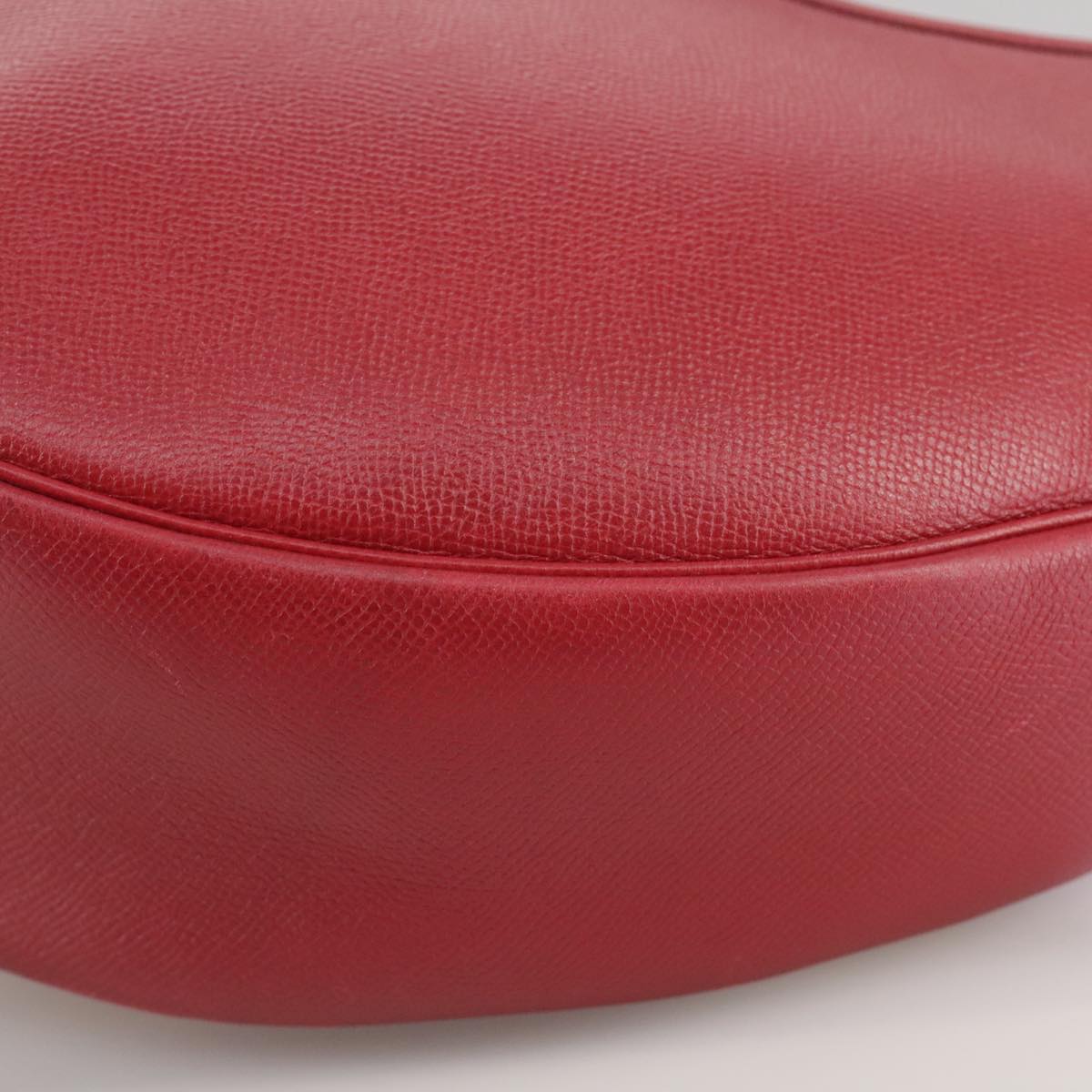Hermès, Red, Leather, shoulder