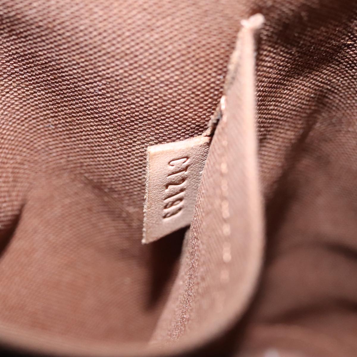 Louis Vuitton Alma, Brown, Canvas, handbag