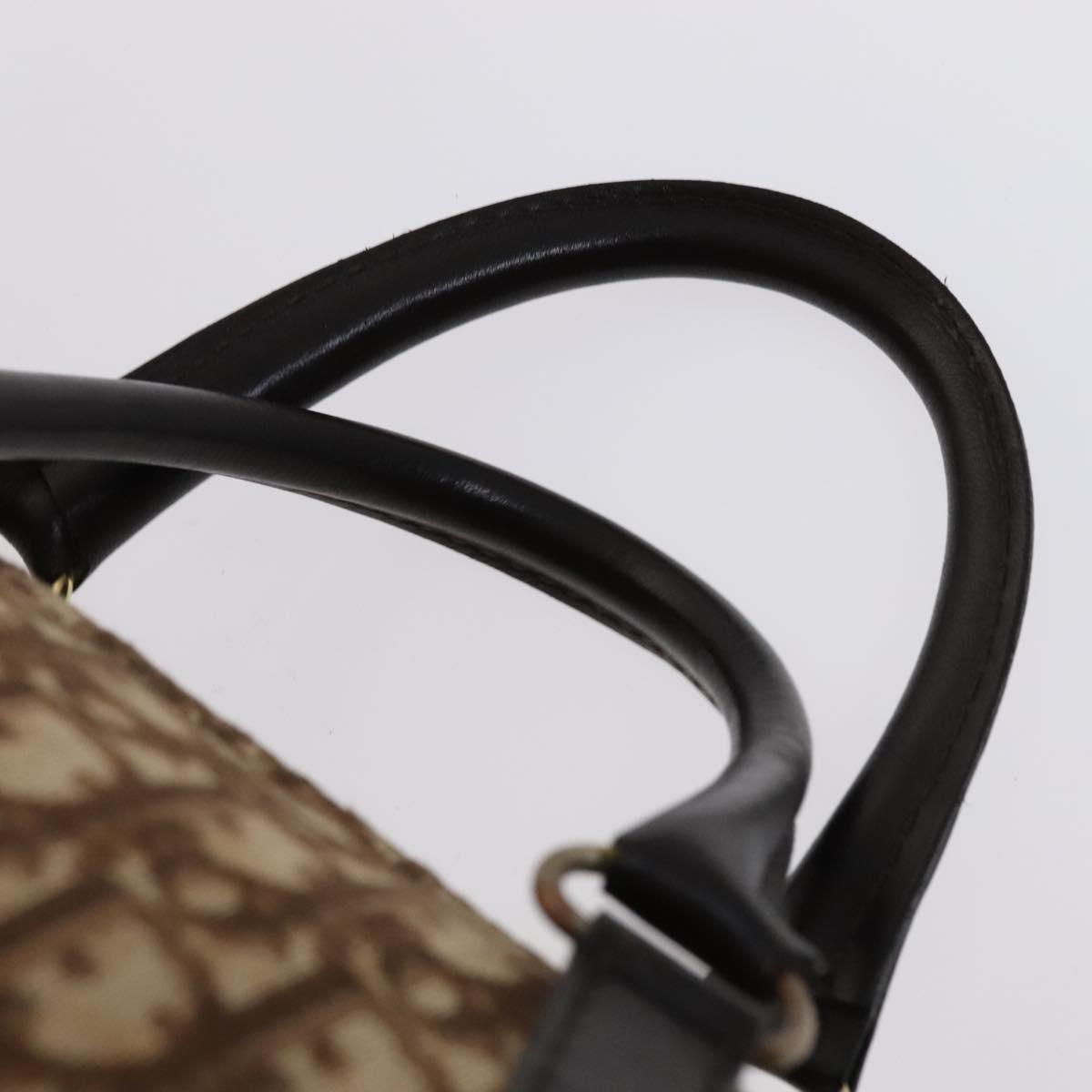 Dior Boston, Brown, Canvas, travel