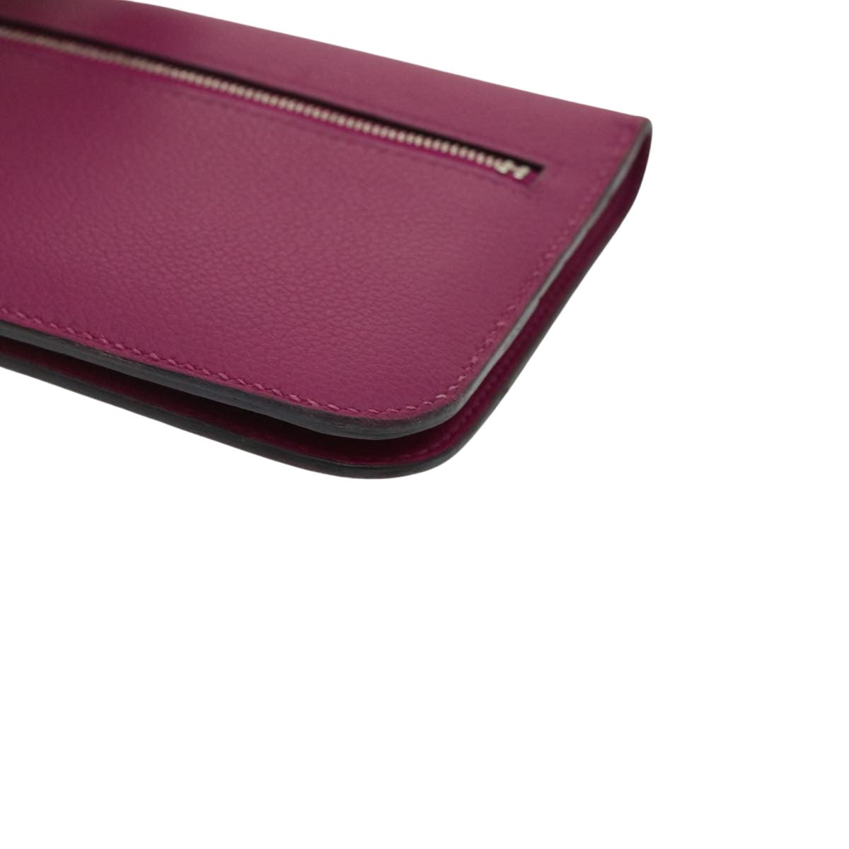 Hermès Dogon, Red, Leather, wallet