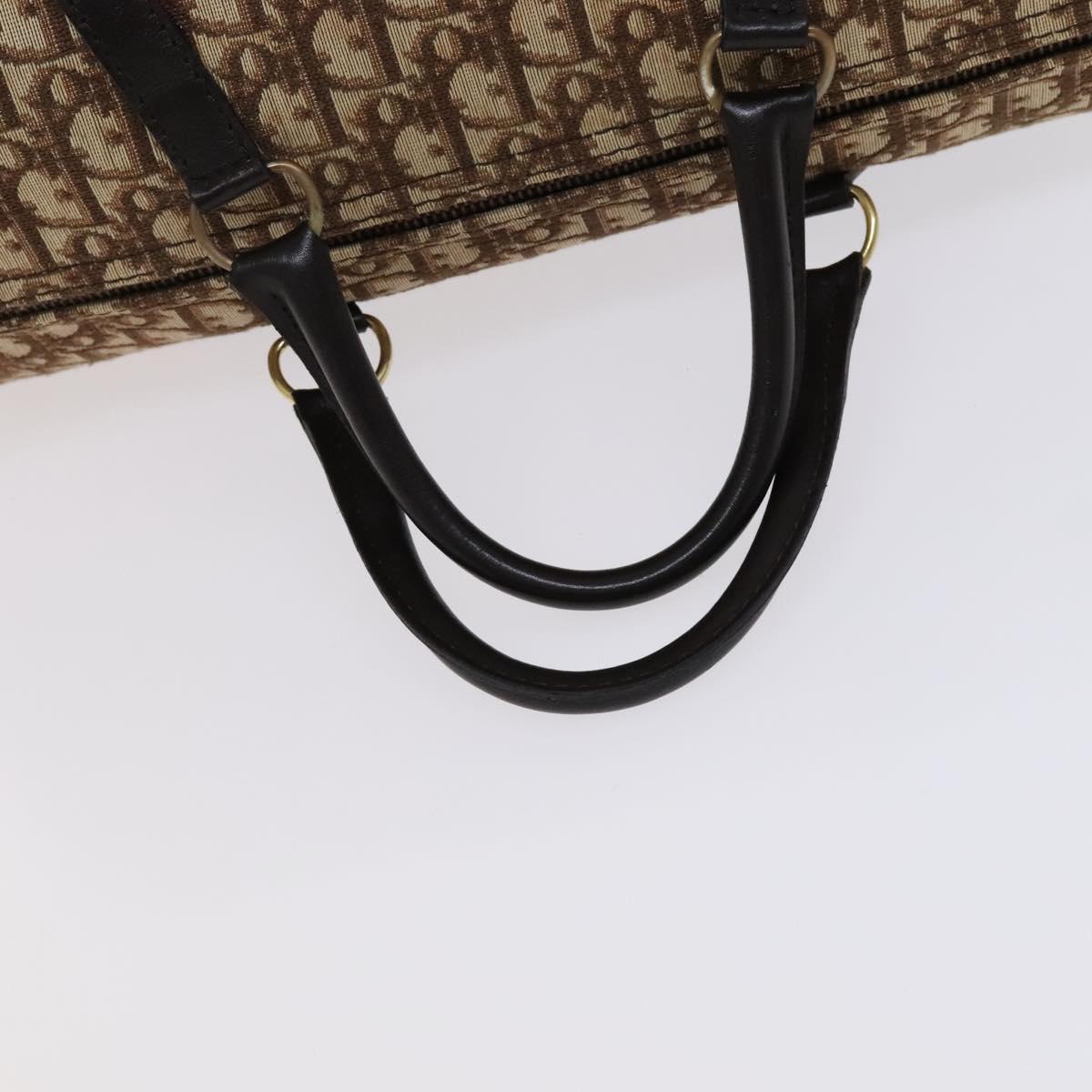 Dior Boston, Brown, Canvas, travel