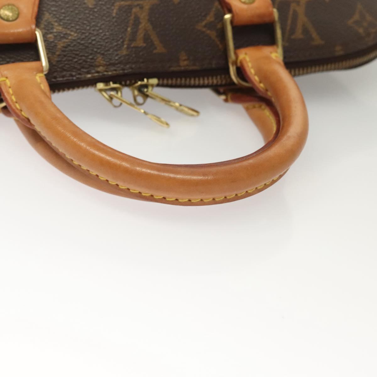 Louis Vuitton Alma, Brown, Canvas, handbag