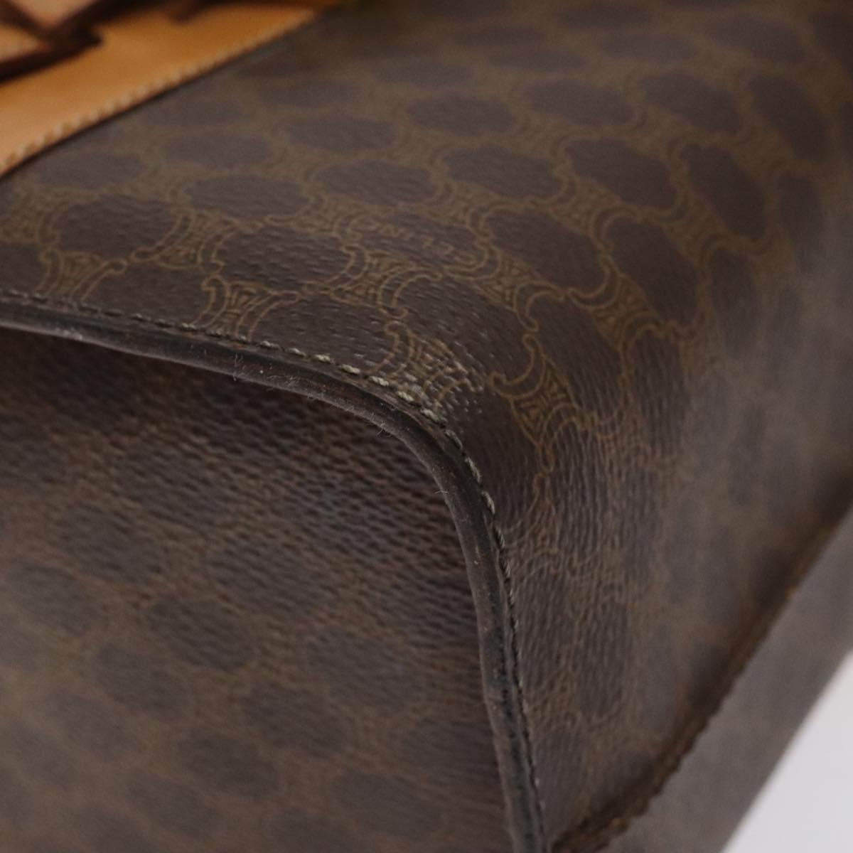 Céline Vanity, Brown, Canvas, handbag