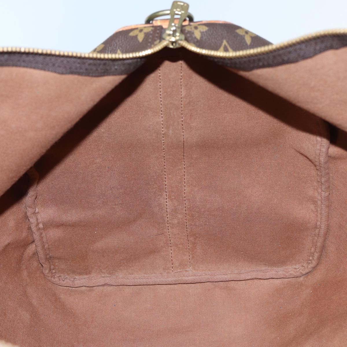 Louis Vuitton Keepall 60, Brown, Canvas, travel