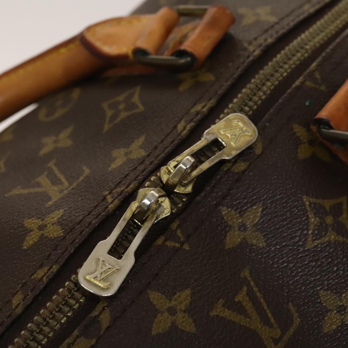 Louis Vuitton Keepall 60, Brown, Canvas, travel