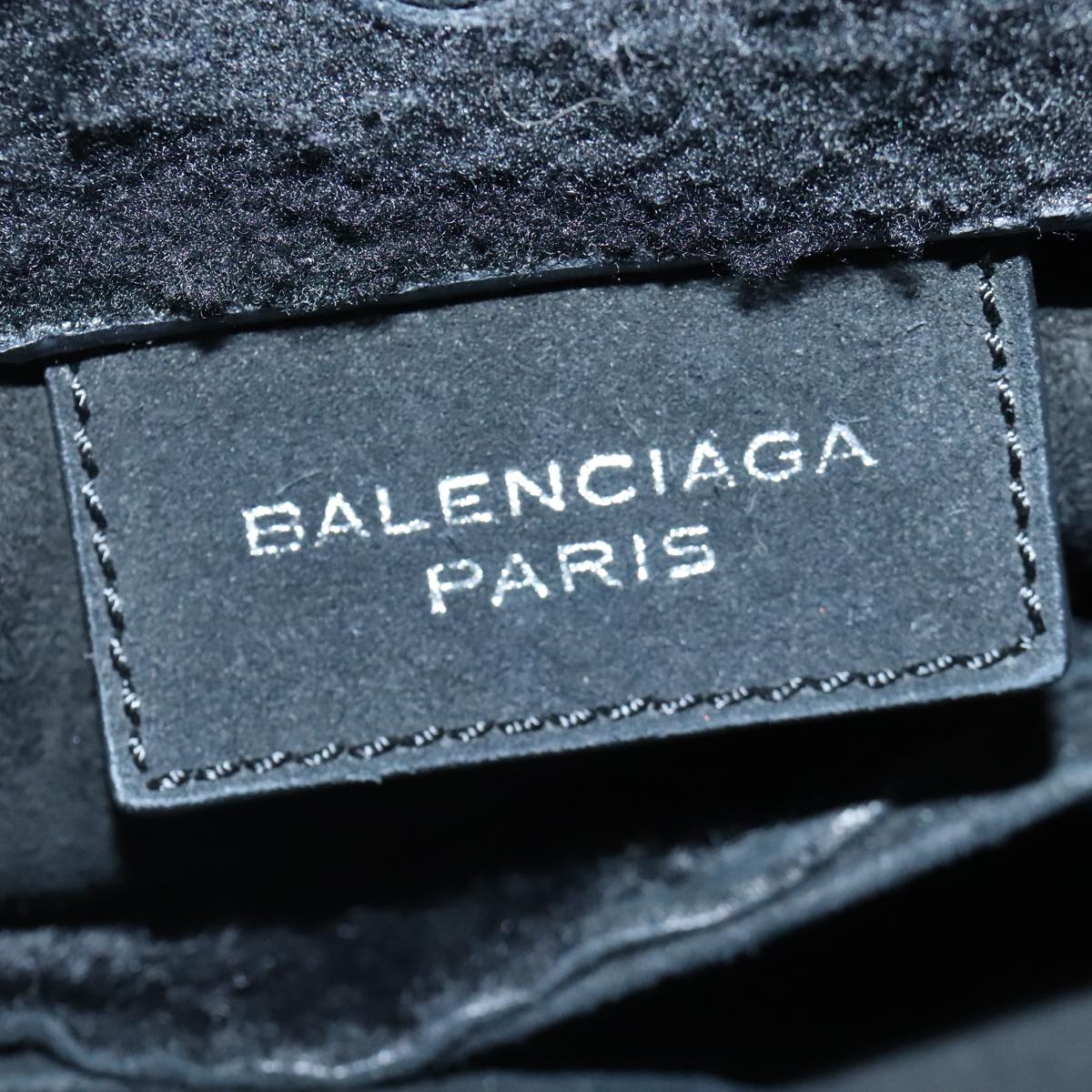Balenciaga City, Black, Suede, handbag