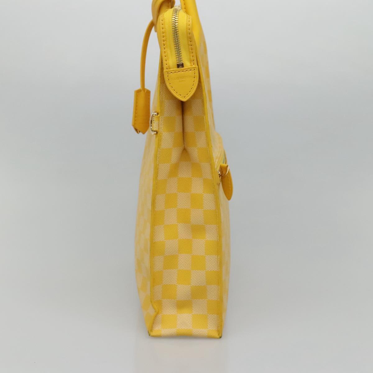Louis Vuitton, Yellow, Canvas, handbag
