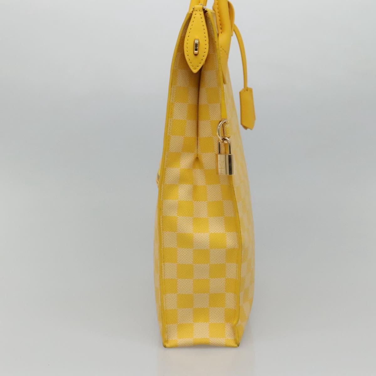 Louis Vuitton, Yellow, Canvas, handbag