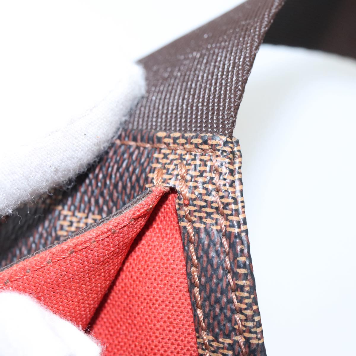 Louis Vuitton Geronimos, Brown, Canvas, shoulder