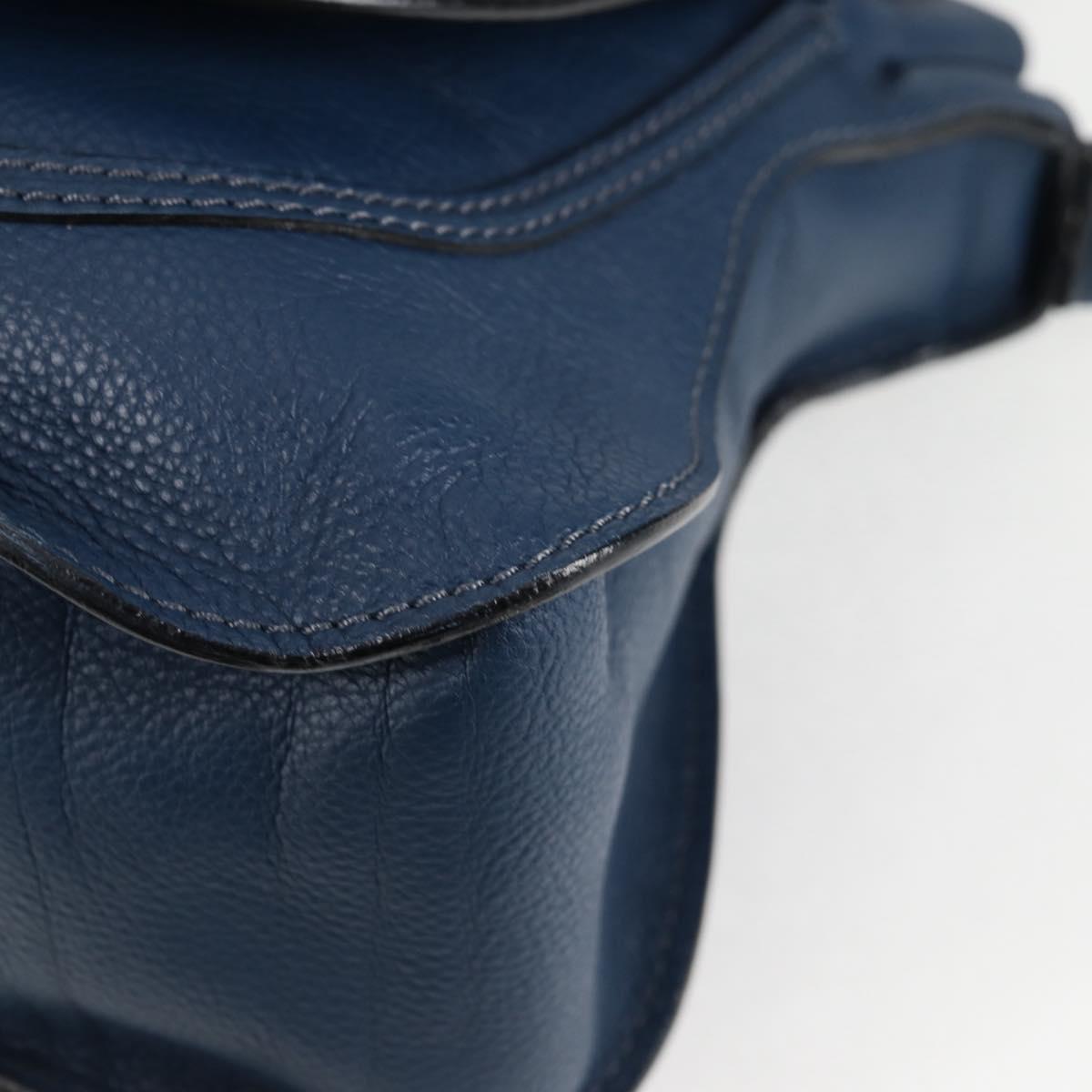 Chloé Marcie, Navy, Leather, handbag