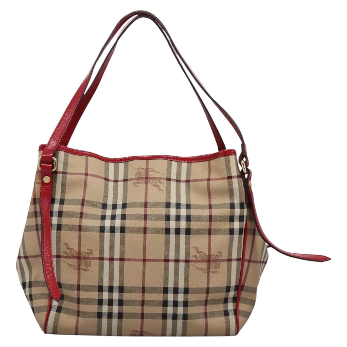 Burberry Nova Check, Beige, Canvas, shoulder