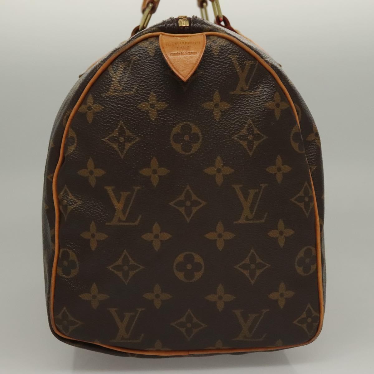 Louis Vuitton Speedy 30, Brown, Canvas, handbag
