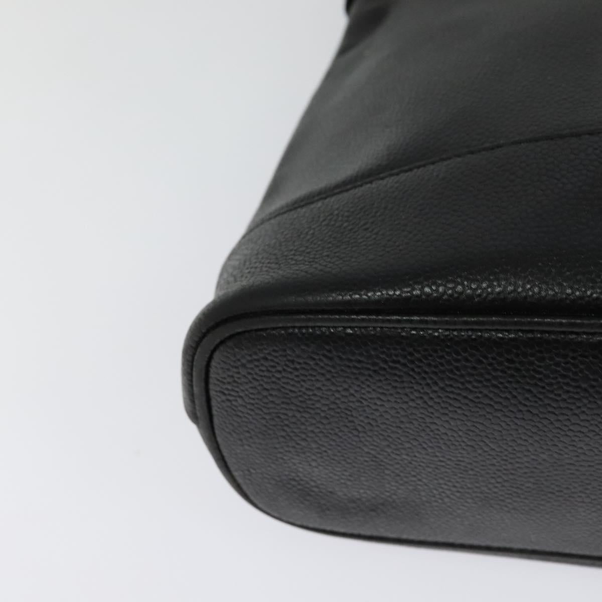 Chanel Cc, Black, Leather, shoulder