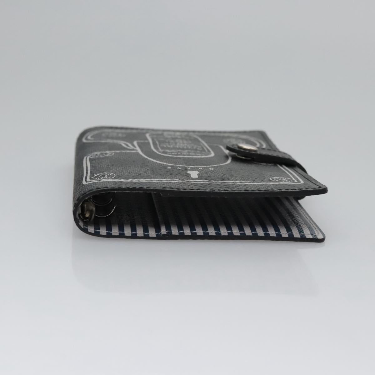 Louis Vuitton Agenda PM, Black, Canvas, wallet