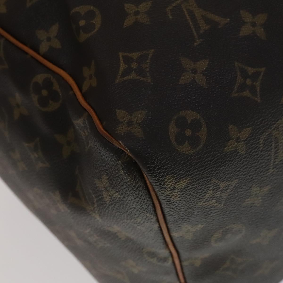 Louis Vuitton Keepall 60, Brown, Canvas, travel