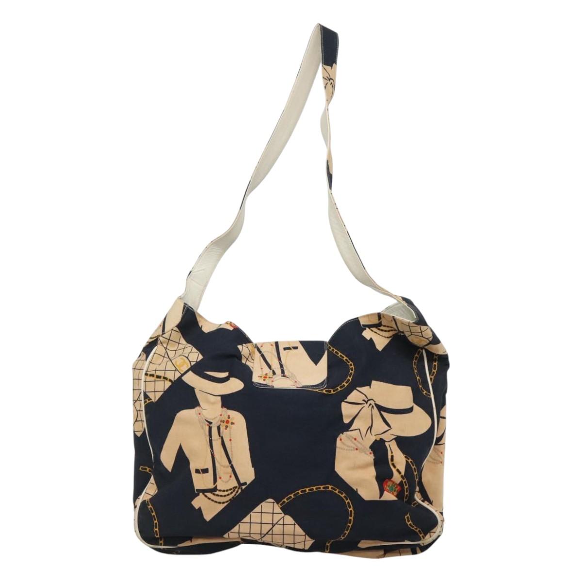 Chanel Cc, Multicolour, Canvas, tote