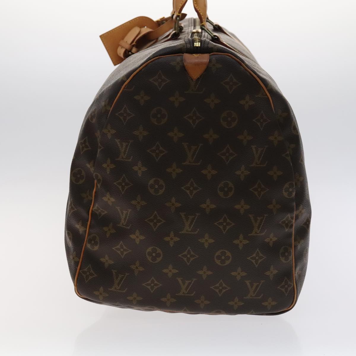 Louis Vuitton Keepall 60, Brown, Canvas, travel