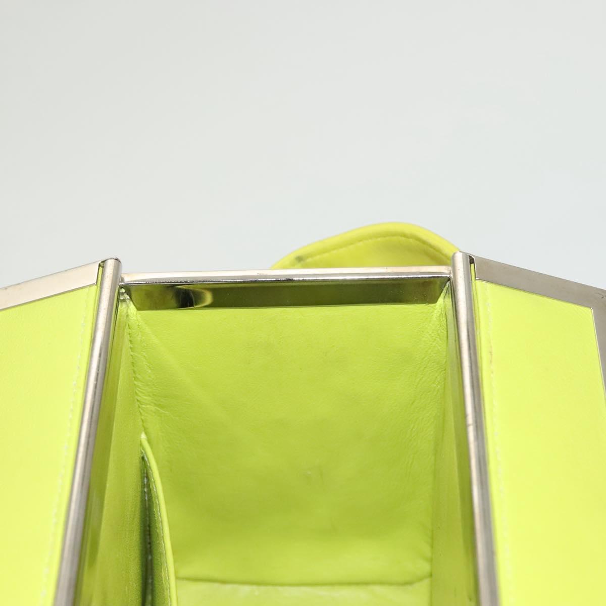 Chanel Vanity, Yellow, Leather, clutch