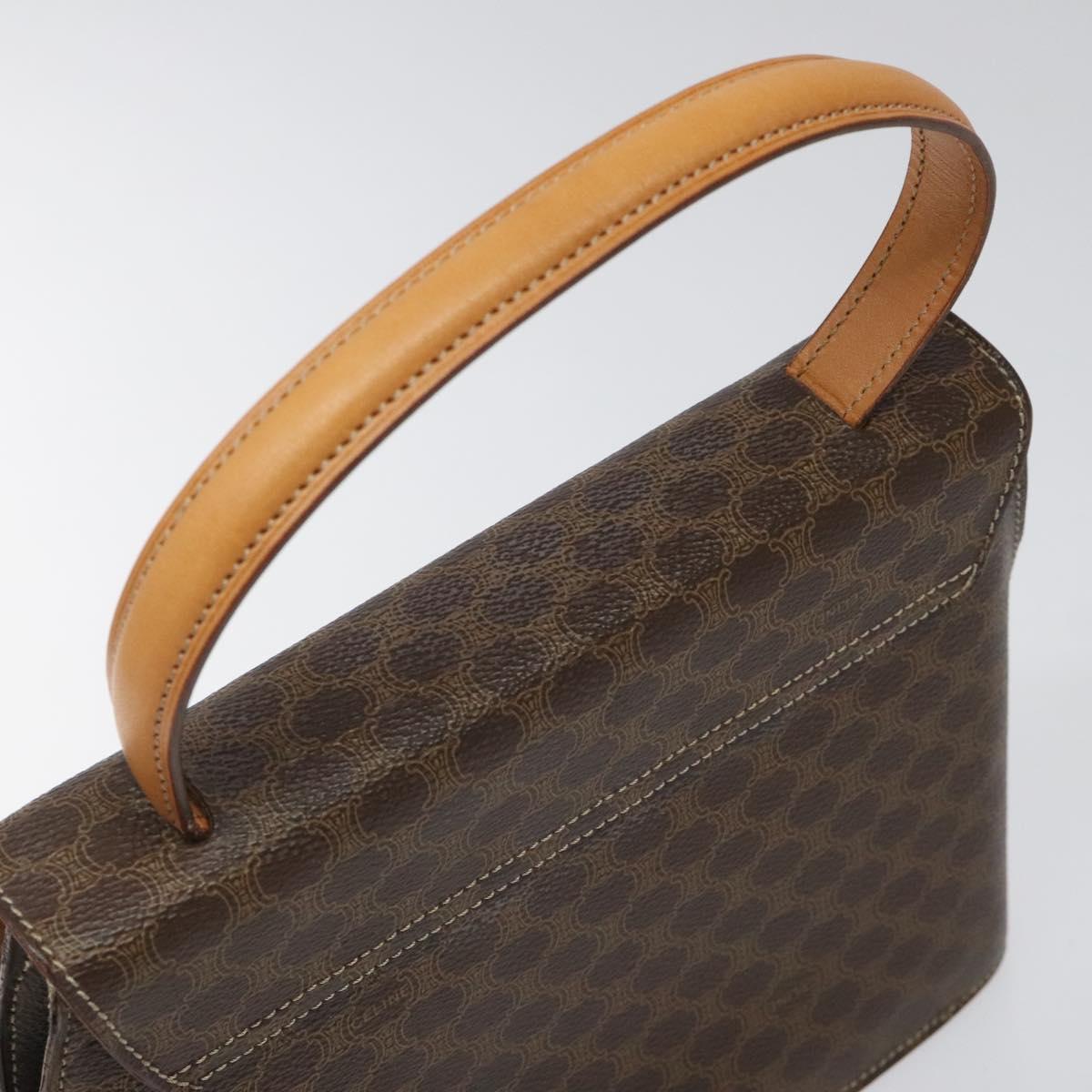 Céline Macadam, Brown, Canvas, handbag