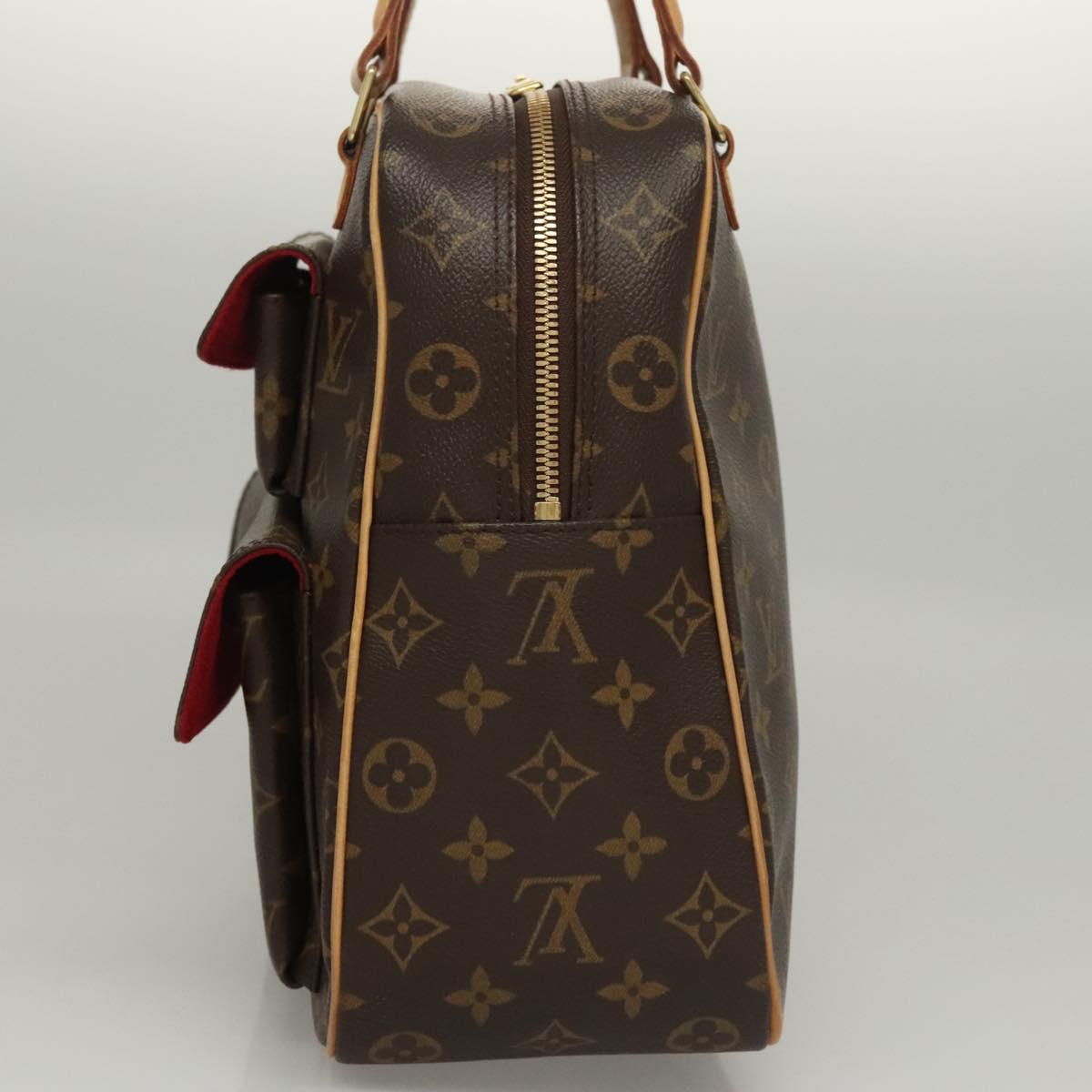 Louis Vuitton Excentri cité, Brown, Canvas, handbag