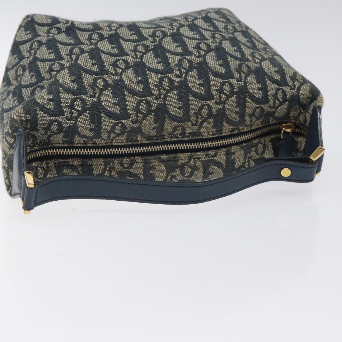 Dior Trotter, Navy, Canvas, handbag