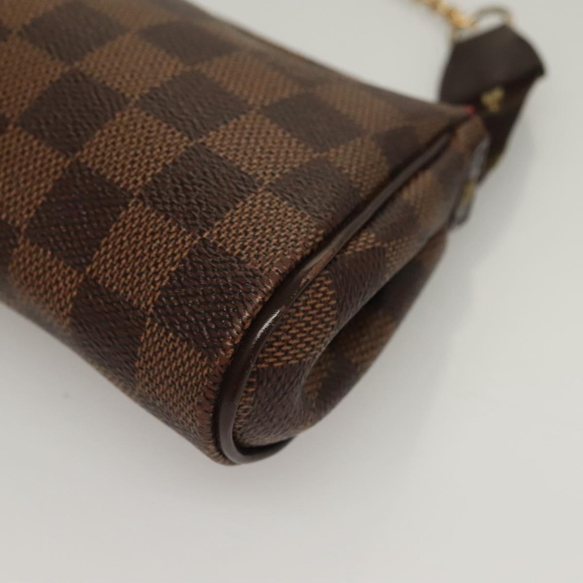 Louis Vuitton Eva, Brown, Canvas, shoulder