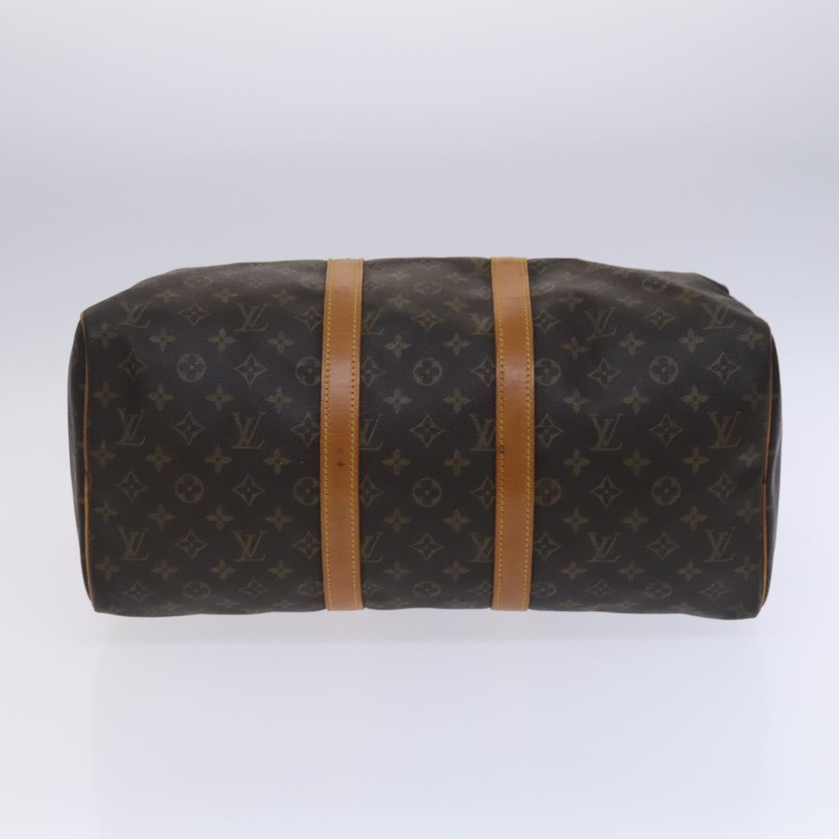 Louis Vuitton Keepall 45, Brown, Canvas, travel