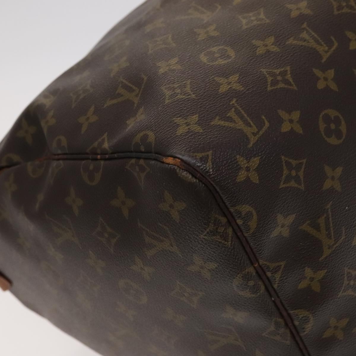 Louis Vuitton Keepall 55, Brown, Canvas, travel