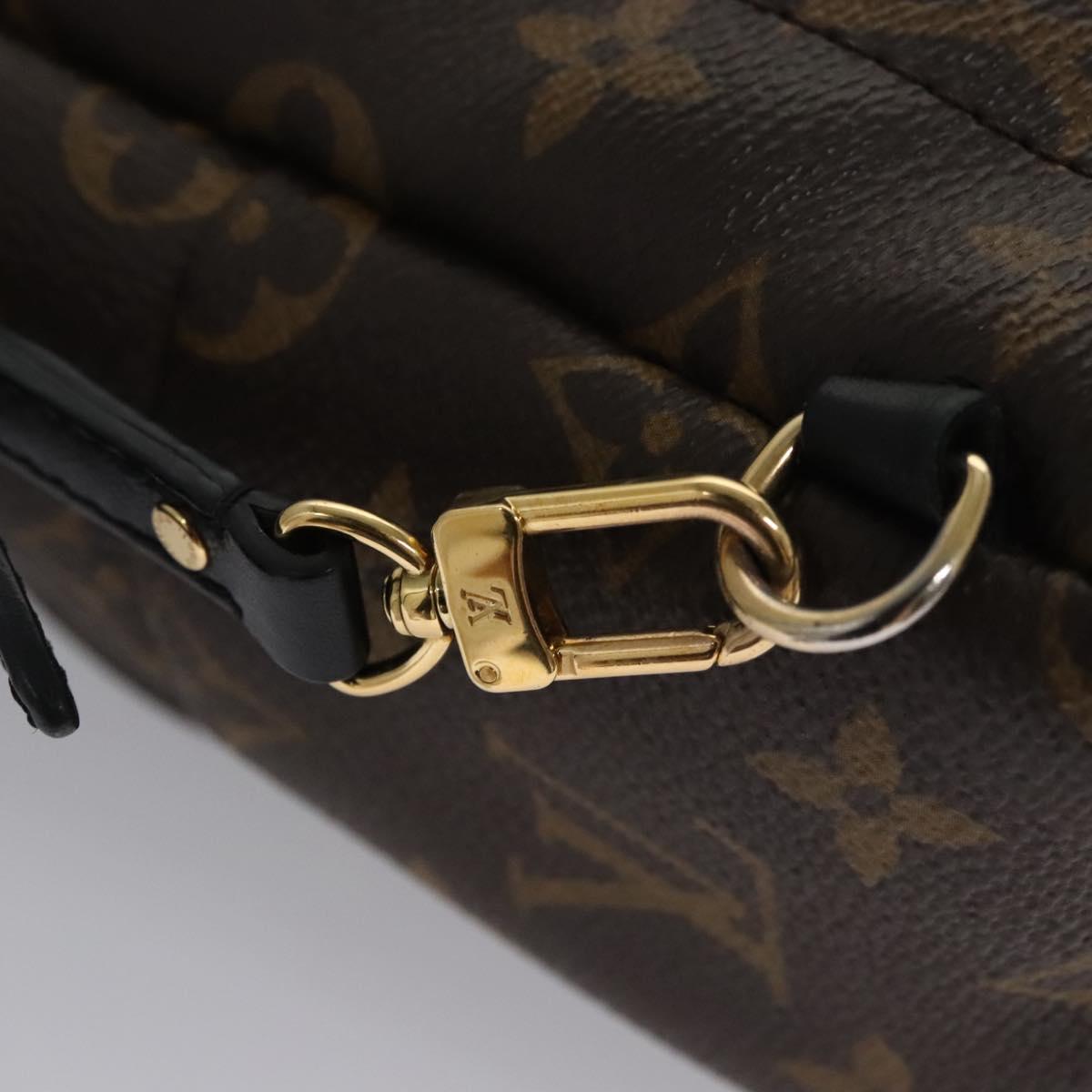 Louis Vuitton Palm Springs mini, Brown, Canvas, backpack