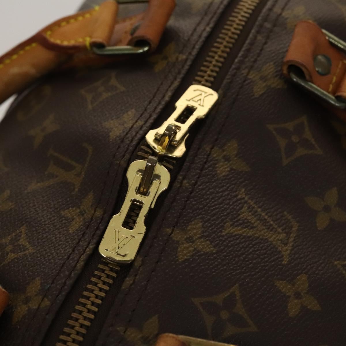 Louis Vuitton Keepall Bandoulière 60, Brown, Canvas, travel