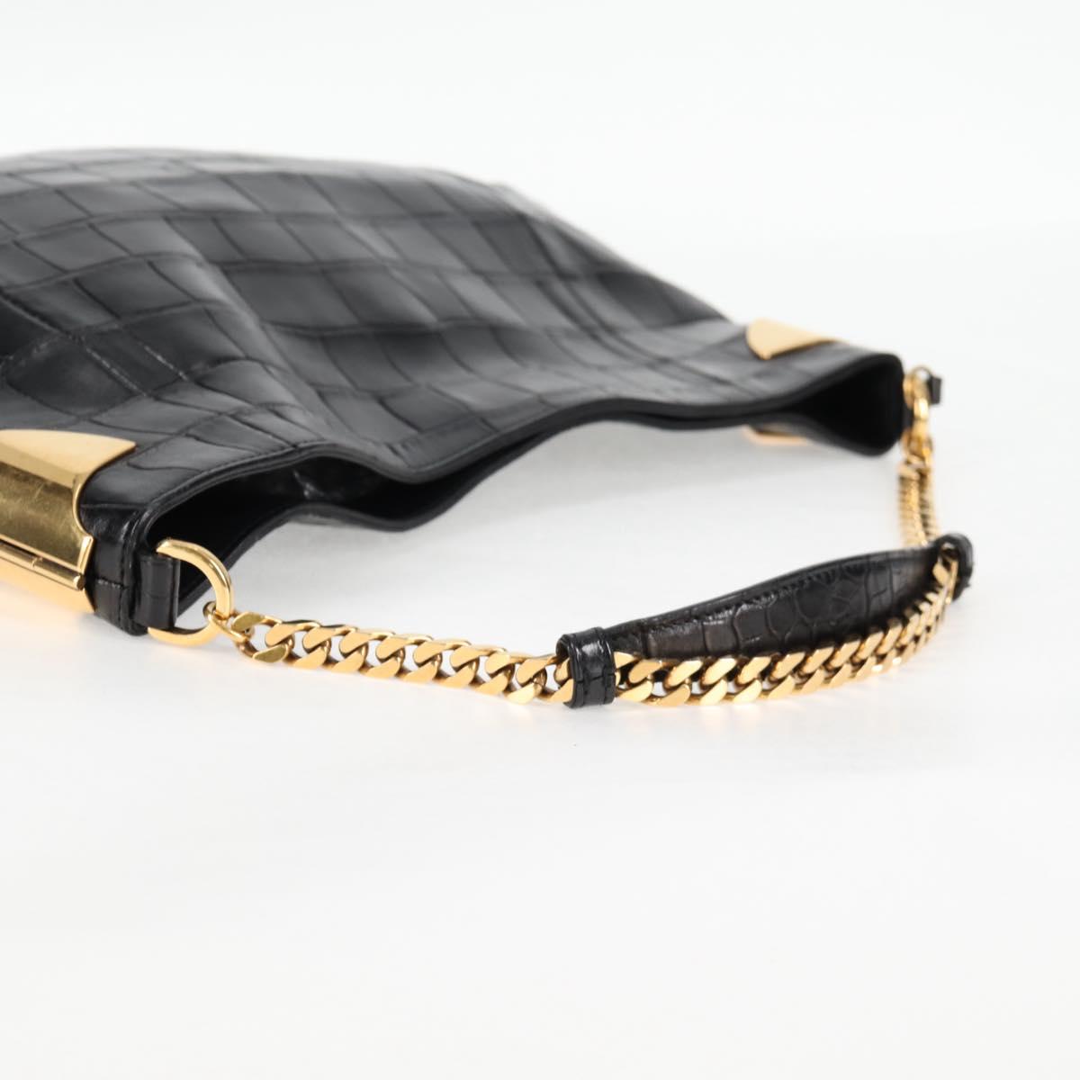 Gucci, Black, Leather, shoulder