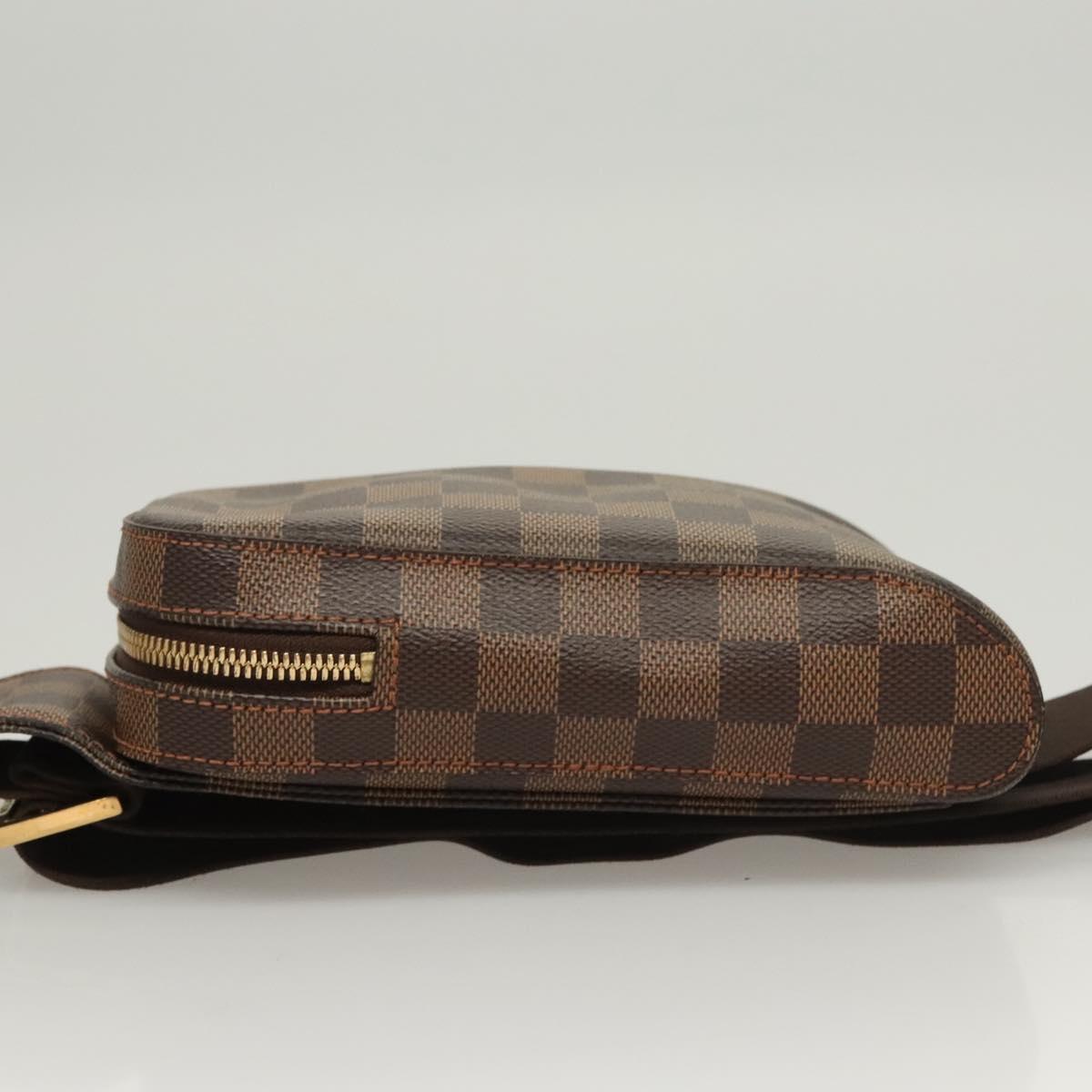 Louis Vuitton Geronimo, Brown, Canvas, shoulder
