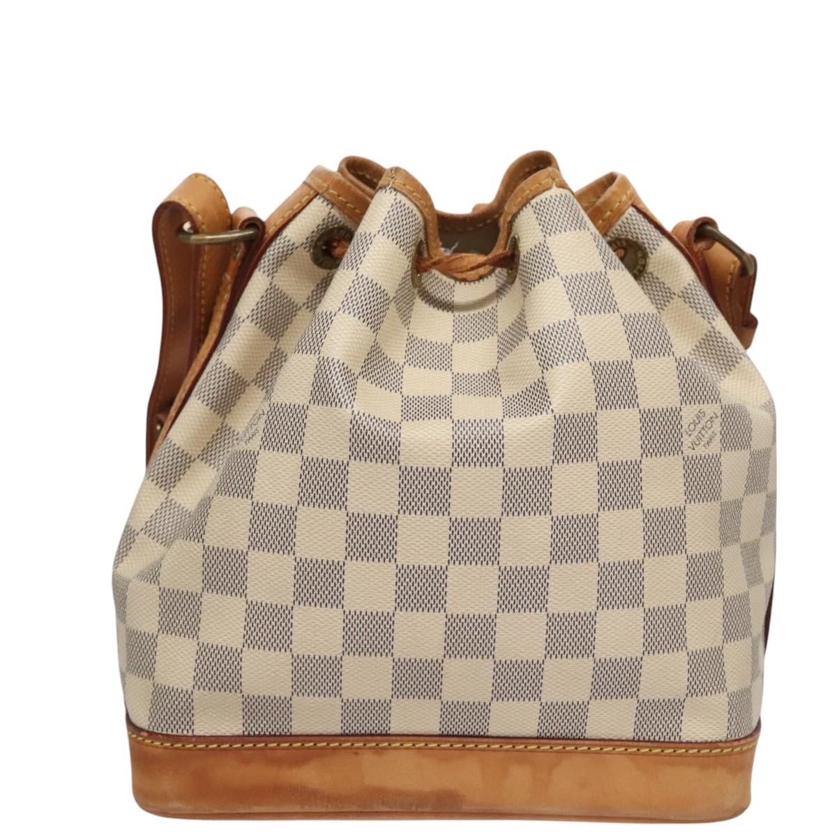 Louis Vuitton Noé BB, Grey, Canvas, shoulder