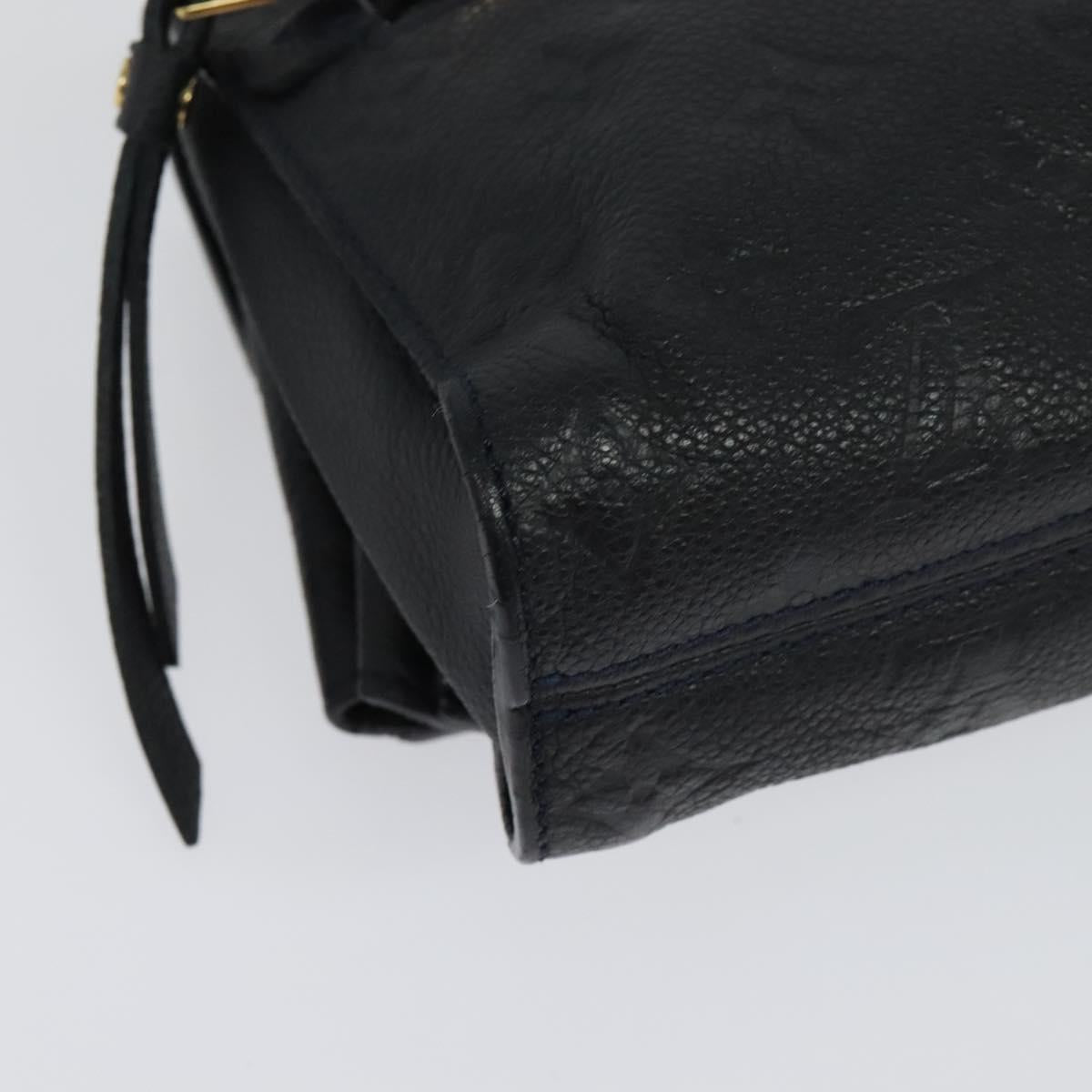Louis Vuitton Petillante, Black, Leather, clutch