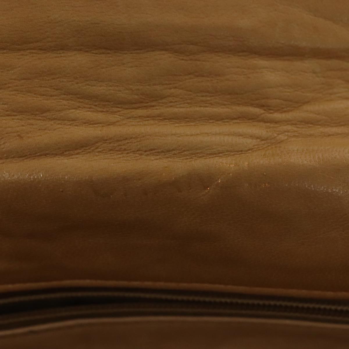 Chanel Matelassé, Brown, Leather, shoulder