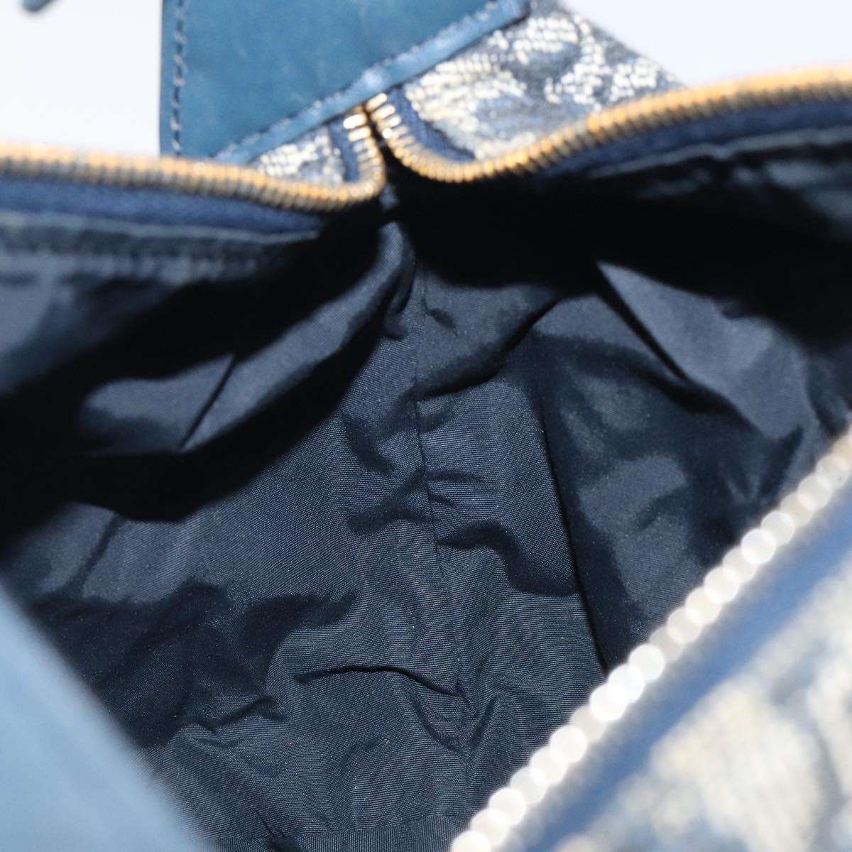 Dior Trotter, Navy, Canvas, handbag