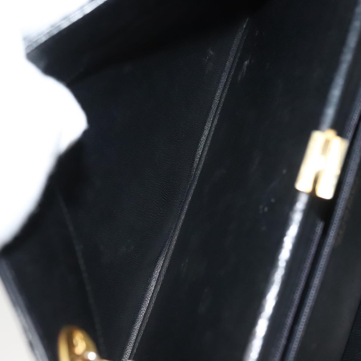Chanel Vintage, Black, Leather, handbag